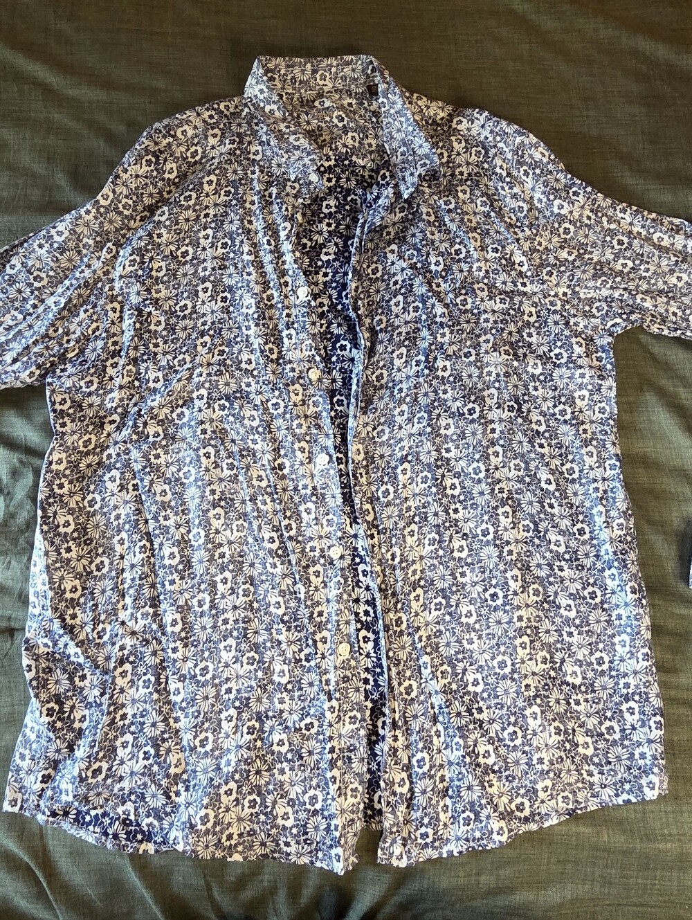 Tasso Elba Men's Linen Button Up Size XXL